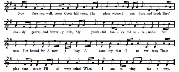 15. Tune and text from P. W. Joyce, Old Irish Folk Music And Songs. A Collection Of  842 Irish Airs And Songs, p. 192