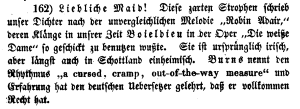 51. From: Robert Burns' Gedichte, deutsch von W. Gerhard, Leipzig 1840, notes, No. 162, p. 359