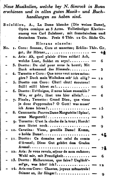 21. Advertisement in: Intelligenzblatt zur allgemeinen musikalischen Zeitung, No. VIII, April 1826, p. 36